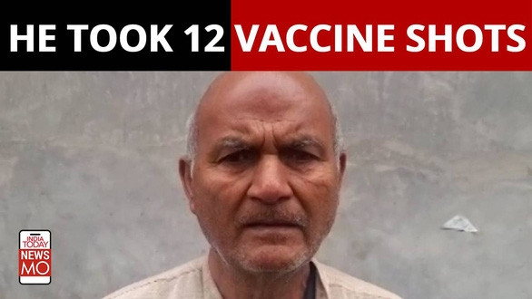 Cụ ông tiêm 12 mũi vắc xin COVID-19 bị bắt - Ảnh 1.