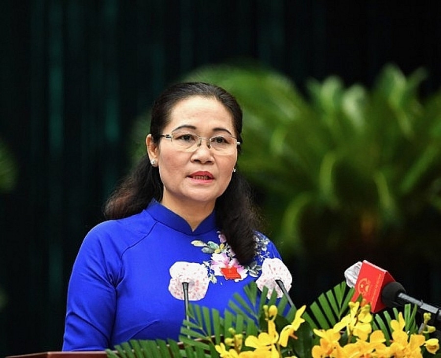 Bà Nguyễn Thị Lệ - Phó Bí thư Thành ủy, Chủ tịch HĐND thành phố Hồ Chí Minh.