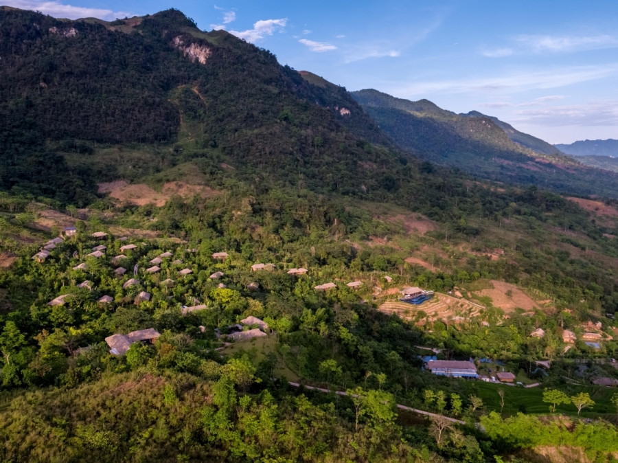 Hòa Bình sở hữu nhiều cơ sở lưu trú có không gian thiên nhiên và vị trí tách biệt. Nguồn: Avana Retreat