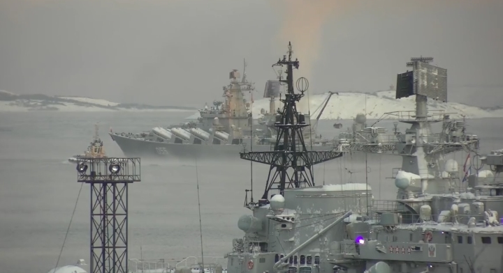 Hải quân Nga phô diễn sức mạnh ở Bắc Cực giữa căng thẳng với NATO - 1
