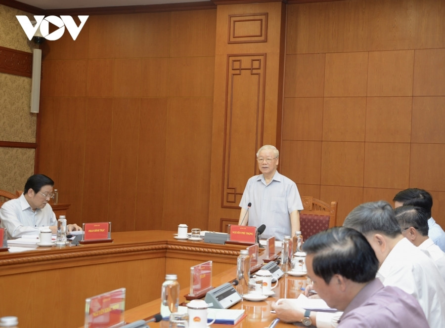 Tổng Bí thư Nguyễn Phú Trọng chủ trì phiên họp Ban Chỉ đạo Trung ương về phòng, chống tham nhũng
