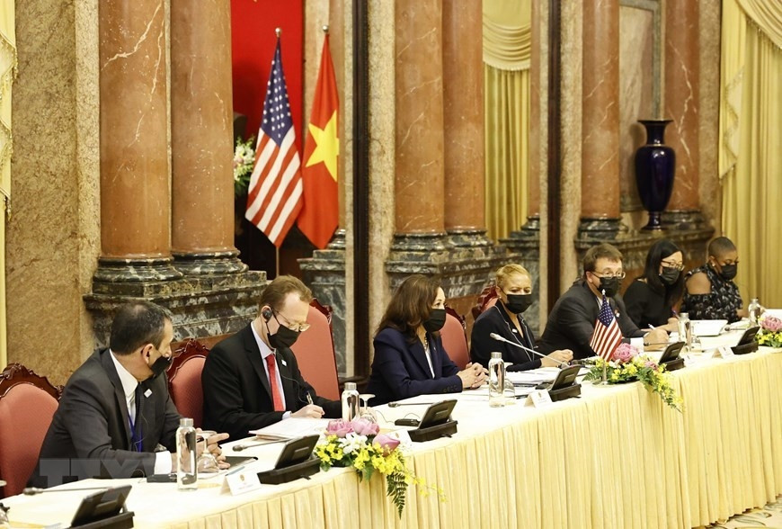 State leader meets US Vice President hinh anh 6